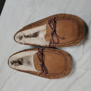 UGG brown suede slippers